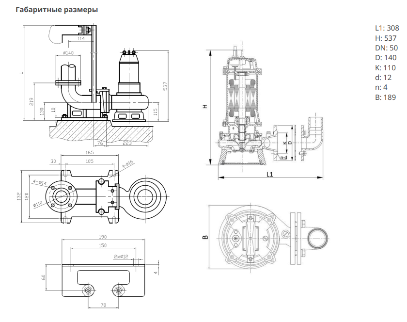 Насос Native NSPG CF50/400-1.5 купить по цене 69300.09 руб.