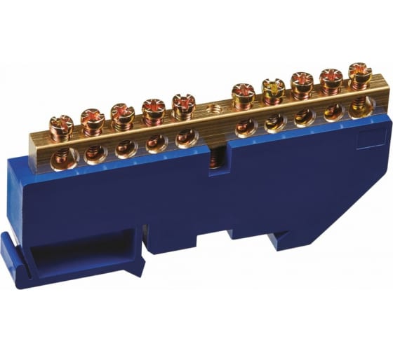 Шина Navigator нулевая на DIN-изол NBB-M69-10D/B