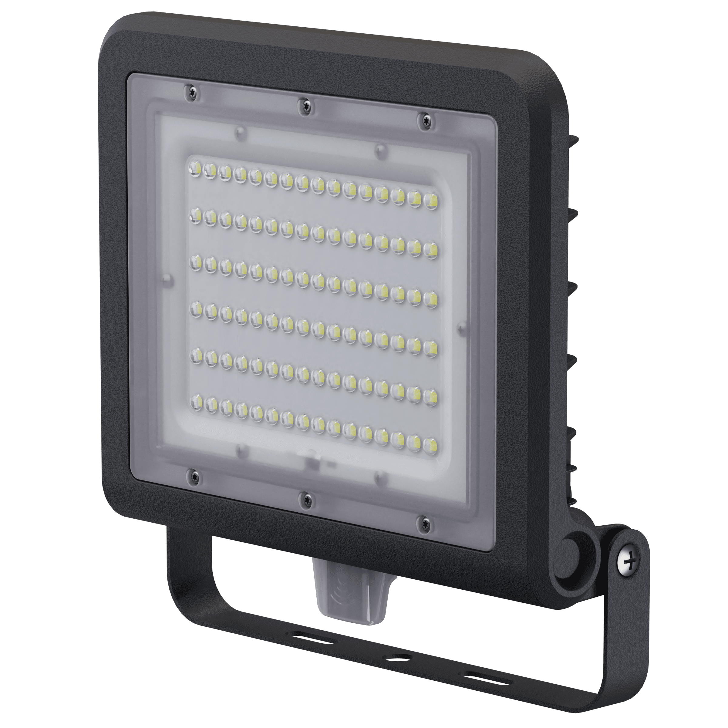 Прожектор светодиодный Navigator NFL-03-100-4К-BL-LED с датчиком черный купить с доставкой по РФ