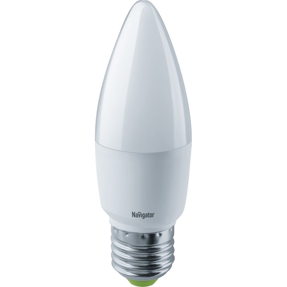 Лампа светодиодная Navigator NLL-C37 LED 8.5вт Е27 теплый матовая свеча