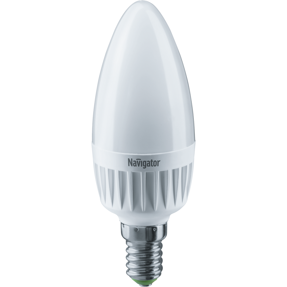 Лампа светодиодная Navigator NLL-C37 LED 7вт Е14 диммируемая теплый матовая свеча