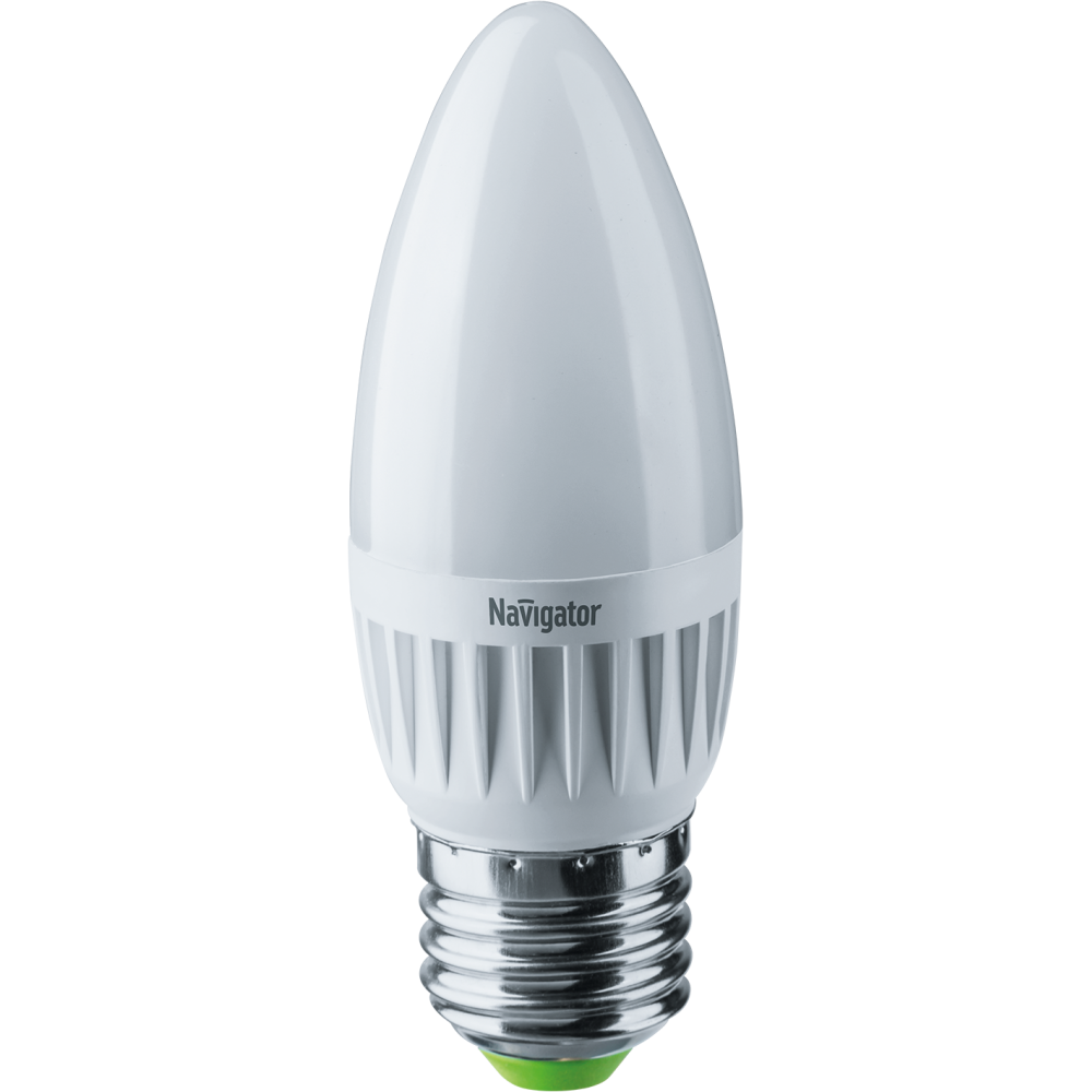 Лампа светодиодная Navigator NLL-C37 LED 7вт E27 теплый матовая свеча