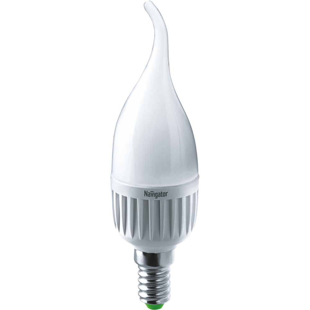 Лампа светодиодная Navigator NLL-FC LED 7вт E14 белый матовая свеча на ветру