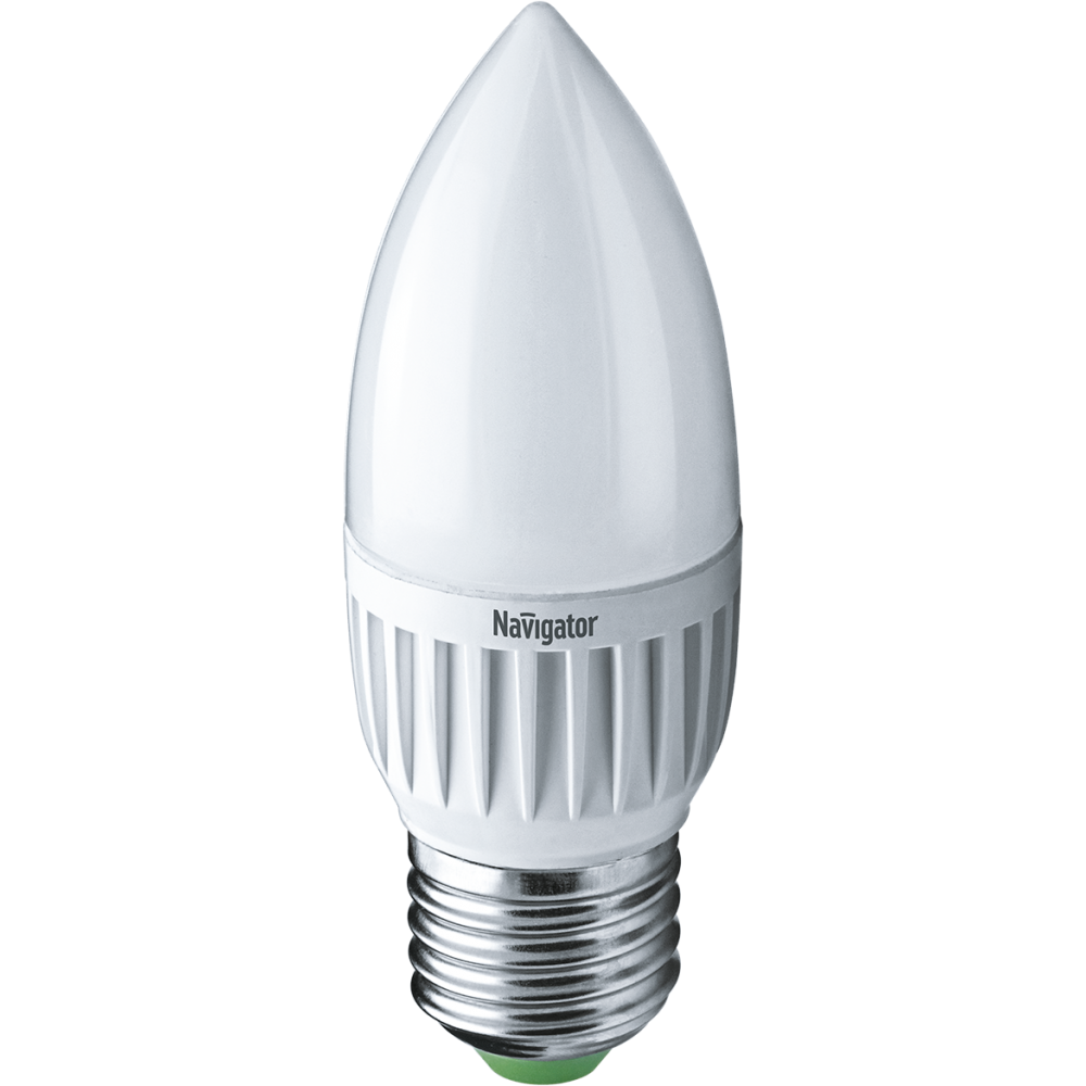 Лампа светодиодная Navigator NLL-P LED 5вт E27 теплый матовая свеча