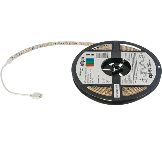 Лента светодиодная Navigator СД 71 429 NLS-5050RGB60-14.4-IP65-12V R5