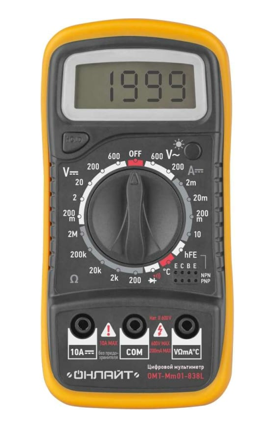 Мультиметр Navigator ОНЛАЙТ 90 081 ОMT-Mm01-838L (838L)