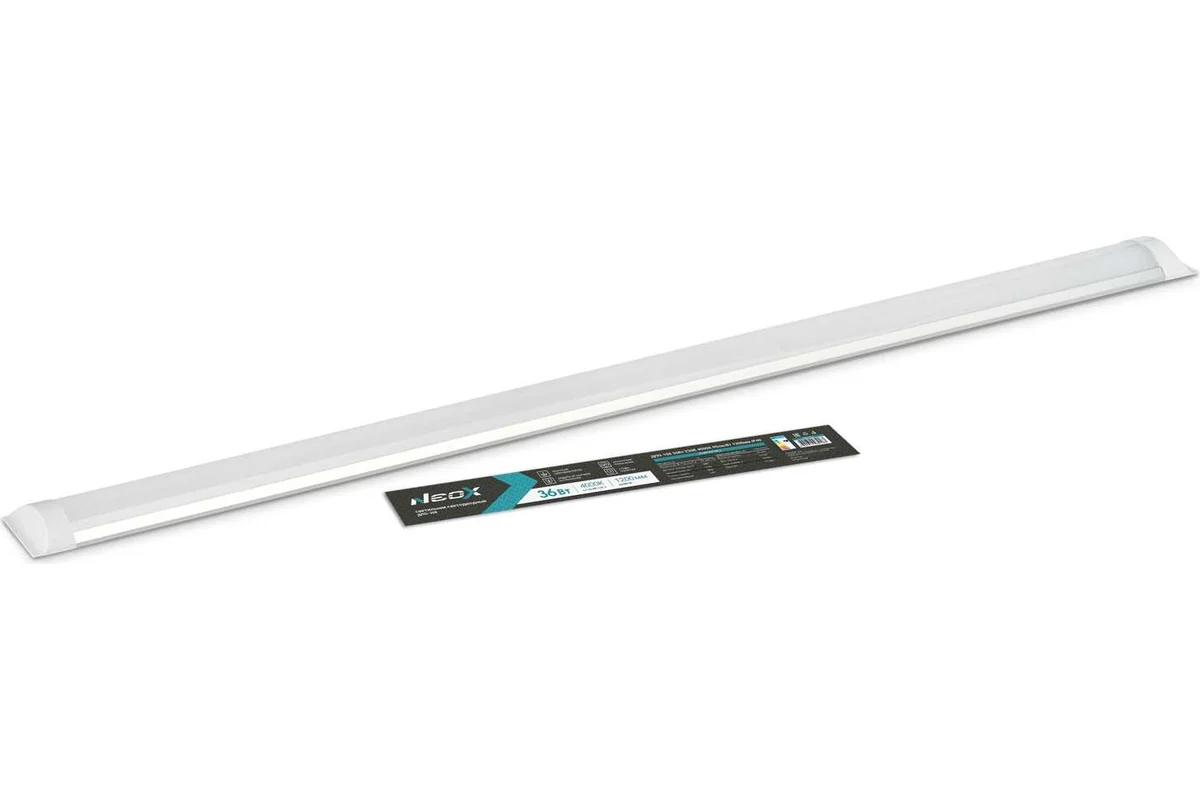 Светильник светодиодный ДПО-108 36Вт 230В 4000К 3420лм 1200мм IP40 NEOX