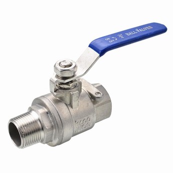 Кран шаровый муфтовый двусоставной Newkey ВР/НР (2PC) AISI304 DN15 (1/2") (CF8) PN63