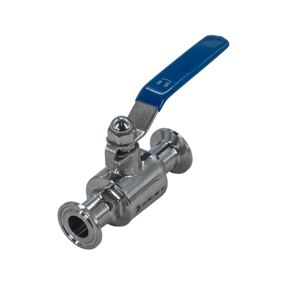 Кран шаровый Clamp DIN32676 нержавеющий, AISI304 DN20 (22мм), (CF8), PN8