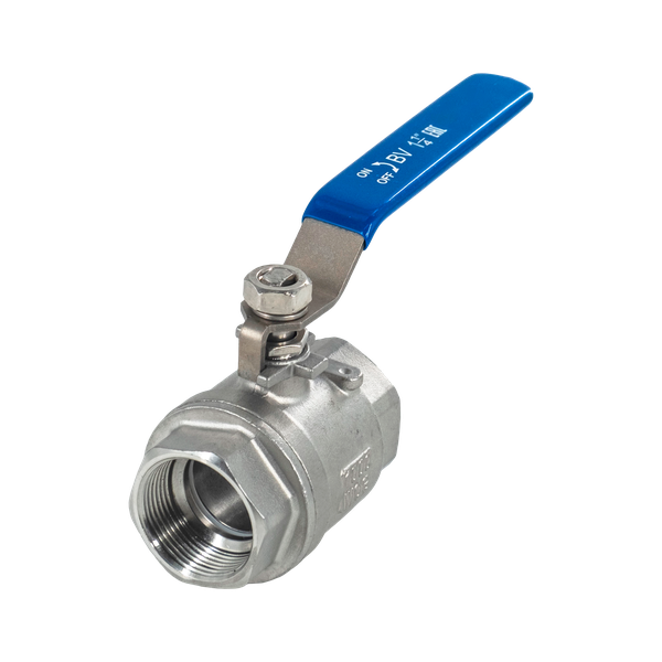 Шаровой кран Newkey муфтовый двусоставной нержавеющий (2PC), AISI304 DN32 (1_1/4"), (CF8), PN63