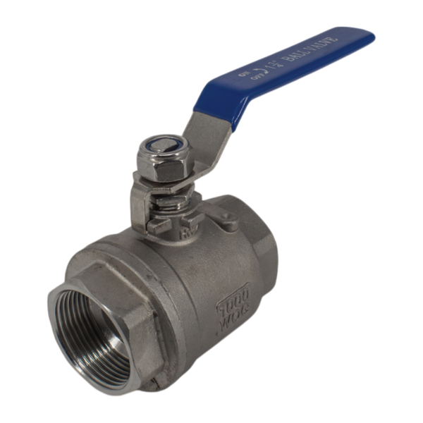 Шаровой кран Newkey муфтовый двусоставной нержавеющий (2PAISI316 DN32 (1_1/4"), (CF8M), PN63