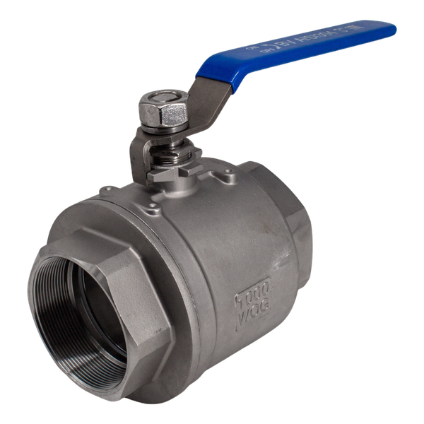 Шаровой кран Newkey муфтовый двусоставной нержавеющий DN10 (3/8"), (CF8M), PN63