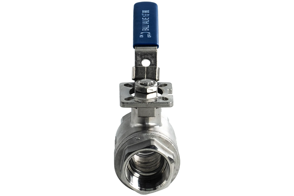 Кран шаровый муфтовый под привод нержавеющий Newkey DN32 PN40 заказать со складов по всей России