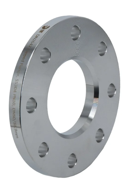 Фланец свободный Newkey DIN2642 нержавеющий, AISI304 DN 200 (8"), (CF8), РN10 купить с доставкой по РФ