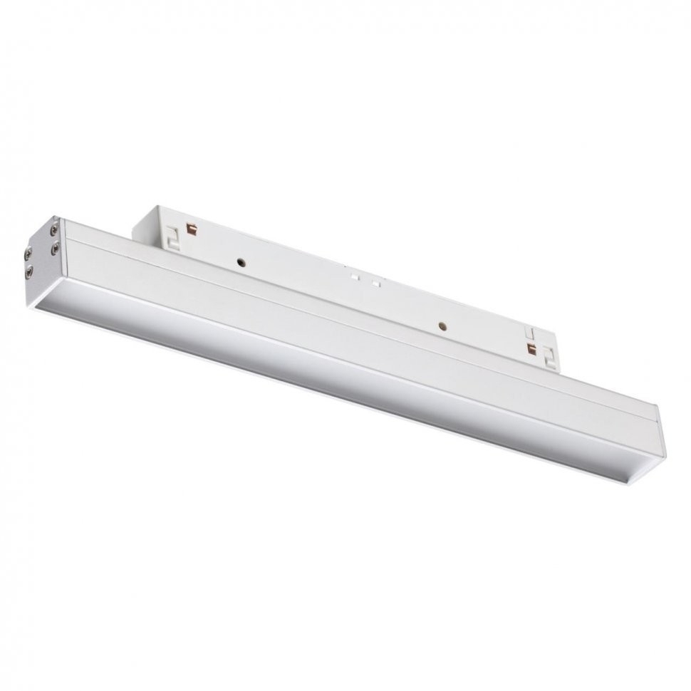 Трековый низковольтный светодиодный светильник Novotech Shino Flum 358413
