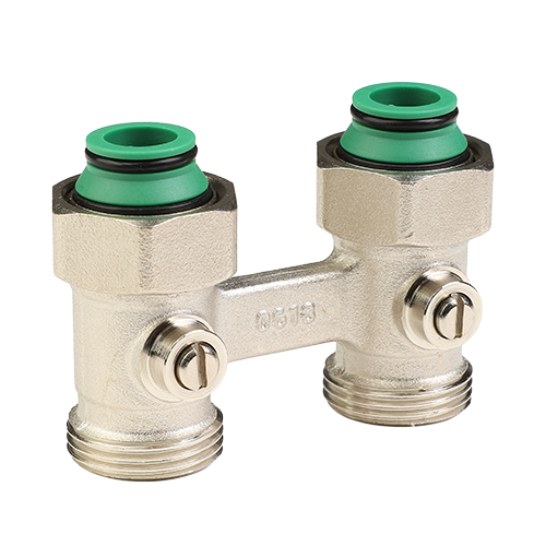 Узел нижнего подключения прямой с шаровым затвором MVI 3/4"*3/4"