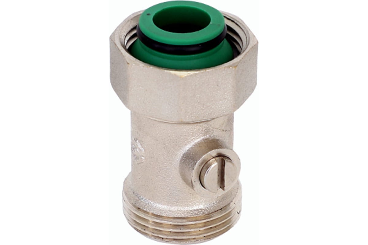 Кран для нижнего подключения прямой с шаровым затвором MVI 3/4"х3/4"