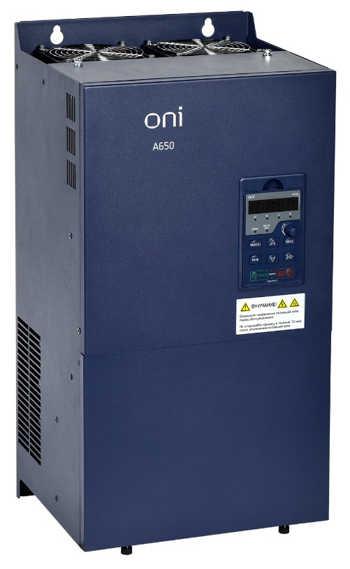 Преобразователь частоты ONI A650 380В 3Ф 132кВт 253А M A650-33E132M