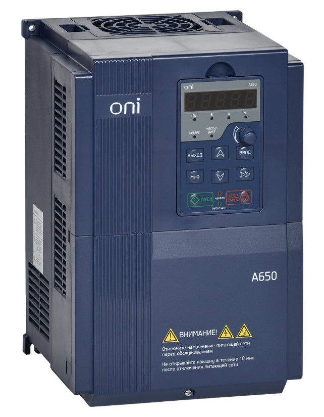 Преобразователь частоты ONI A650 380В 3Ф 15кВт 32А M A650-33E15TM