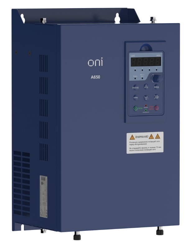 Преобразователь частоты ONI A650 380В 3Ф 90кВт 176А M A650-33E90M