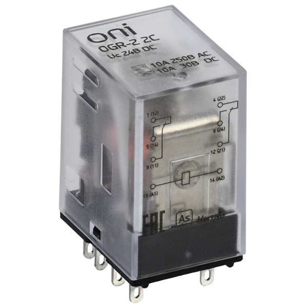 Реле общего назначения ONI OGR-2-2C-DC24V