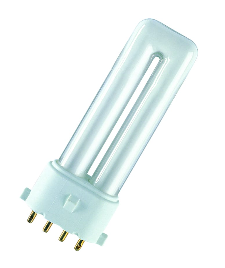 Лампа люминесцентная компактная OSRAM dulux 11 вт 2g7 (4-штырьковый) 4000 k 900 lm купить с доставкой по РФ