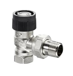 Вентиль Oventrop, серия A, угловой, DN-20, 3/4", ВН, никелированный