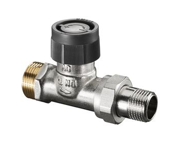 Вентиль Oventrop, серия A, проходной, DN-15, 3/4", 1/2", Н ЕК-Н, никелированный