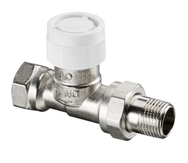 Вентиль Oventrop серия AV9, проходной, DN-15, 1/2&quot;, ВН, никелированный купить с доставкой по РФ