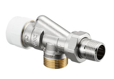 Вентиль Oventrop серия AV9, осевой, DN-15, 3/4", 1/2", Н ЕК-Н, никелированный