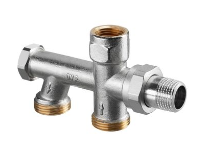 Вентиль Oventrop Duo, 2-трубн. G ¾ AG (DN 15), с функцией отключения и настройки