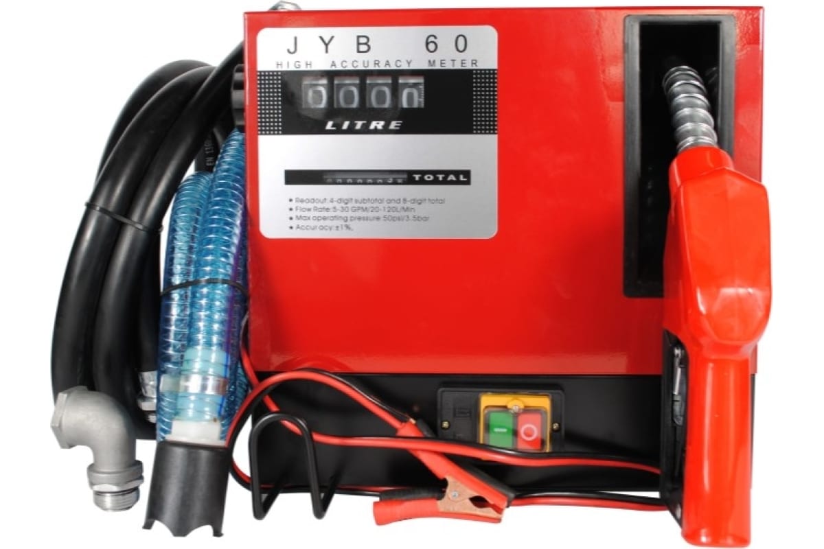 Топливораздаточная колонка Petropump для ДТ мех. счетчик авт. пистолет JYB60 12V