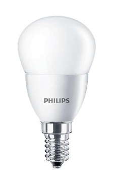Лампа светодиодная Philips ESS LED Lustre 6,5 Вт E14 P45 2700К 620Лм матовая 220В шар