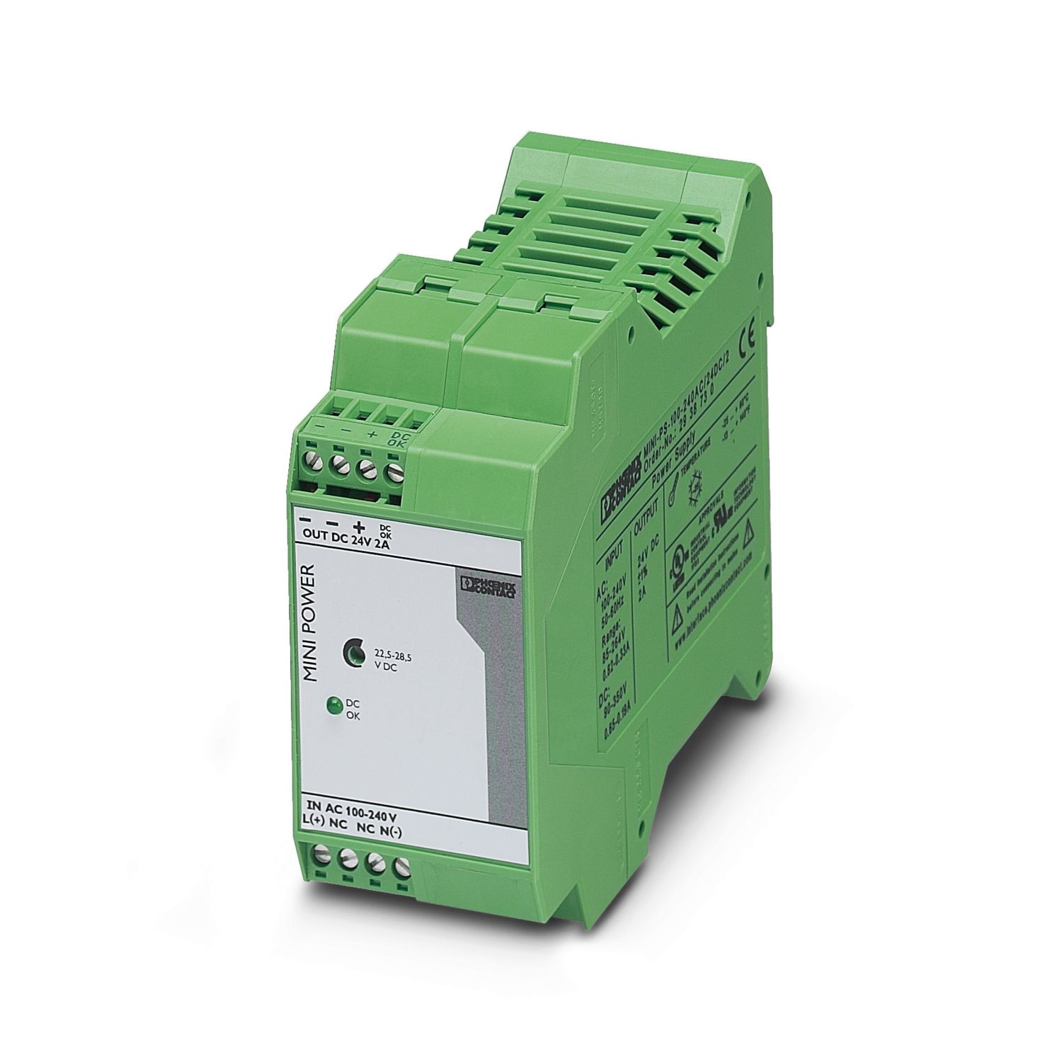 Источник питания Phoenix Contact MINI-PS-100-240AC/24DC/2 2938730