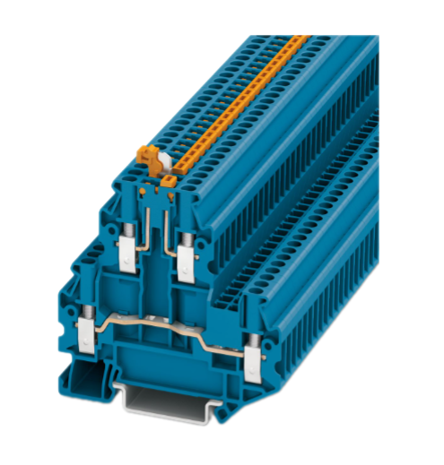 Клеммы с ножевыми размыкателями Phoenix Contact UTTB 2,5-MT-P/P BU