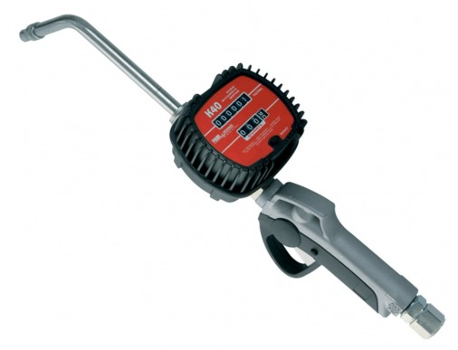Easy K40 1/2" BSP - Пистолет с механическим счетчиком PIUSI для масла, гибкий носик, 30 л/мин