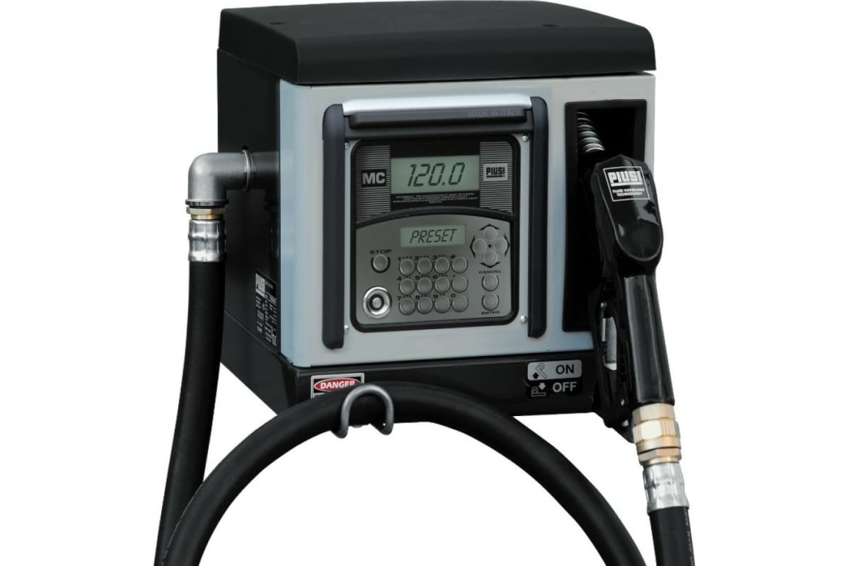 Программируемая топливораздаточная колонка PIUSI Cube 70 MC DC 24V 50 пользователей 70 л/мин