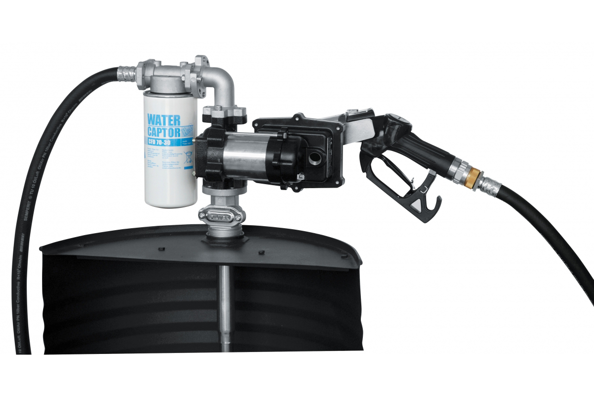 Бочковой комплект для бензина PIUSI Drum EX50 230V ATEX 50 л/мин
