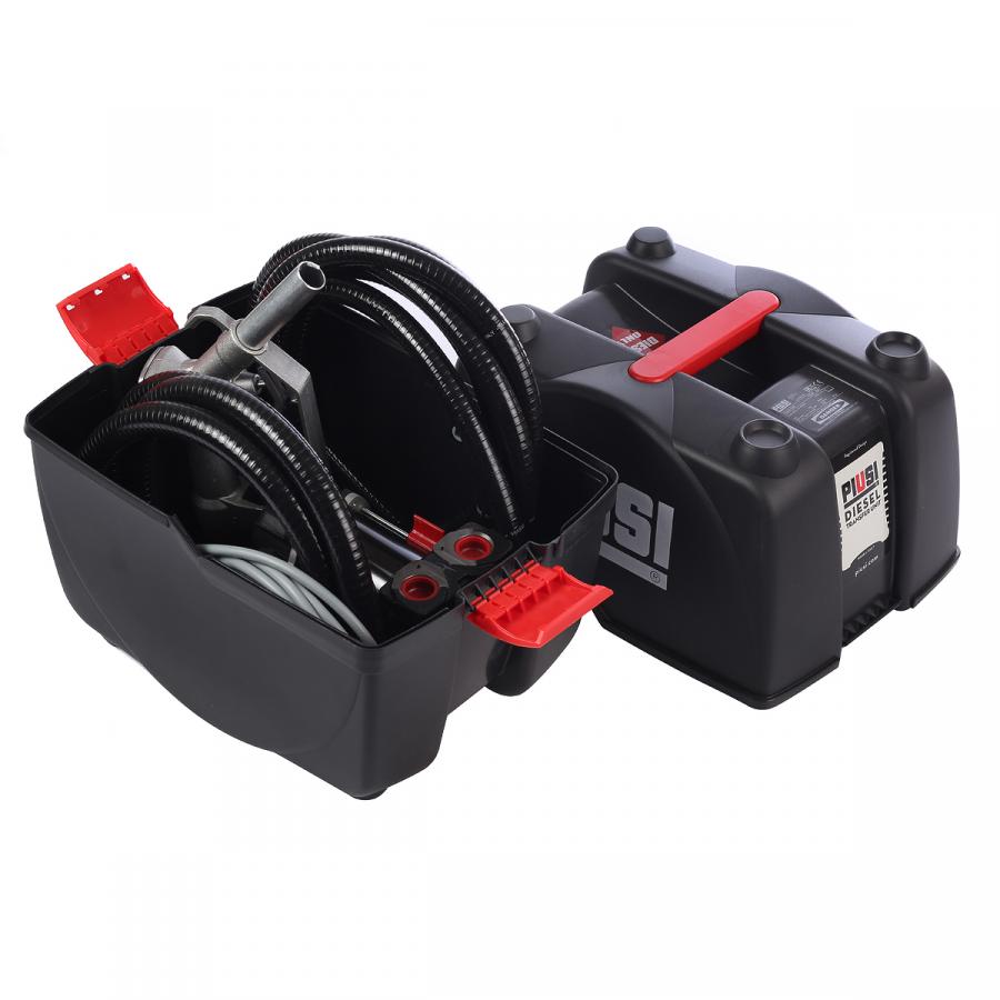 Мобильный комплект для перекачки ДТ PIUSI Piusibox 12V Basic в ящике 45 л/мин