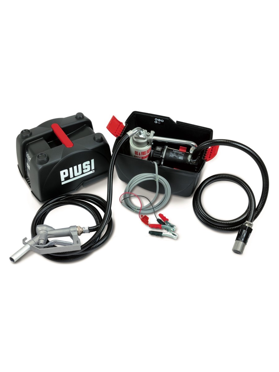 Мобильный комплект для перекачки ДТ PIUSI Piusibox 12V PRO в ящике 43 л/мин