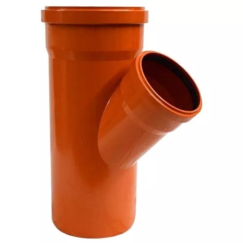 Тройник наружный Политэк 200х200 45градусов