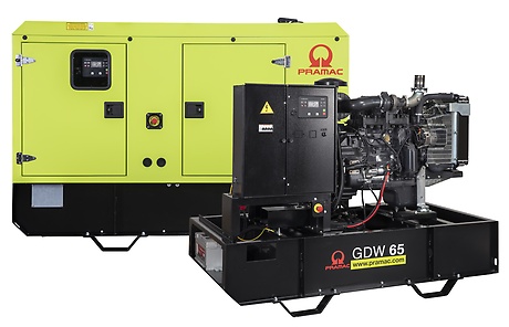 Дизельный генератор Pramac GDW65P/FNE ALT M +ACP+GCB2+BAT+PFT+PHS в открытом исполнении