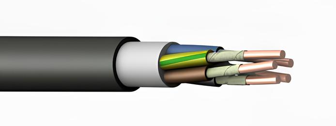 Кабель ППГнг(A)-HF 5х 4ок (N, PE) -0.66
