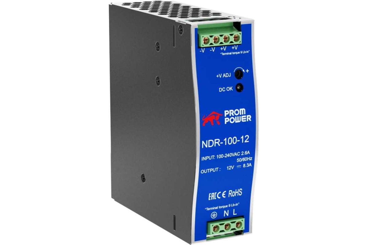 Импульсный источник питания Prompower NDR-100-12 купить с доставкой по РФ