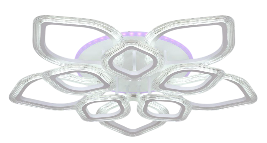 Потолочная светодиодная люстра Reluce 09827-3.3-5+5A WH (RGB)