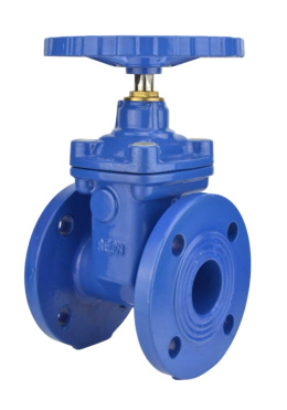 Задвижка чугунная с обрезиненным клином Ду200 REON тип RSV04 (PN10/16, Траб.=95°С), штурвал в компле купить с доставкой по РФ