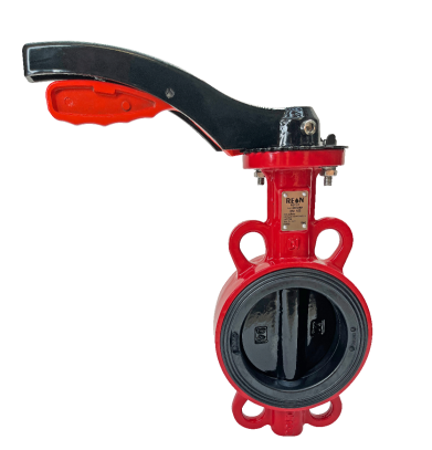 Затвор чугунный межфланцевый с рукоятью Reon тип RSV81RED купить с доставкой по РФ