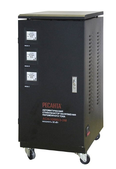 Стабилизатор трехфазный Ресанта АСН 30000/3-ЭМ