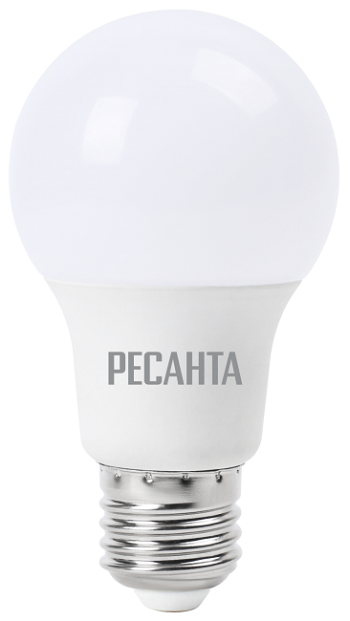 Лампа светодиодная Ресанта LL-R-A60-11W-230-4K-E27 /груша, 11Вт, нейтр., Е27/ 76/1/16