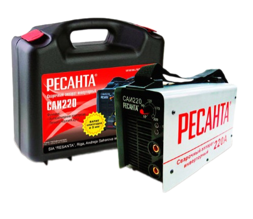Сварочный инвертор Ресанта САИ 220 в кейсе